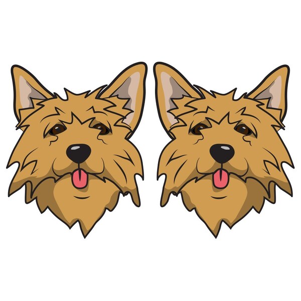 Australian Terrier Dog Decal, Dog Lover Decor Vinyl Sticker